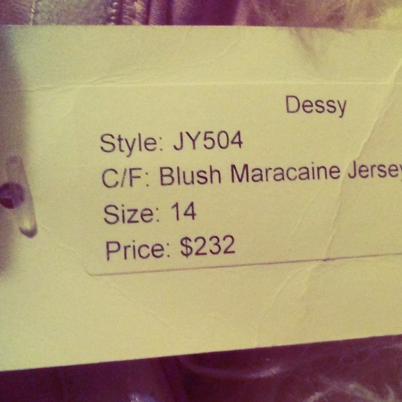 Dessy Blush Maracaine Gown - Picture 3 of 8